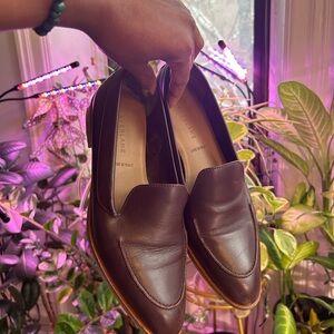 Burgundy Leather Loafers